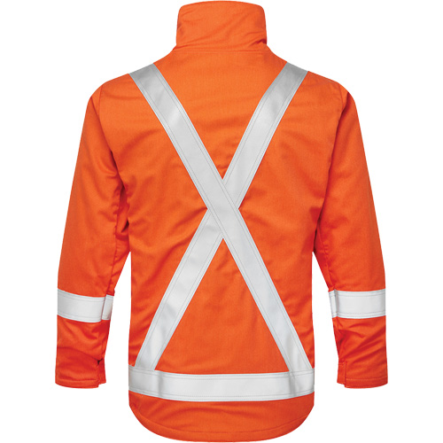 Veste aviateur d'&eacute;t&eacute; Skyline UltraSoft 7 oz., T-Grand, Orange haute visibilit&eacute; Planification Entrepots Molloy
