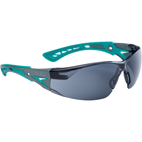 Petites lunettes de s&eacute;curit&eacute; RUSH+, Lentille Fum&eacute;e, Antibu&eacute;e/Anti-&eacute;gratignures Planification Entrepots Molloy
