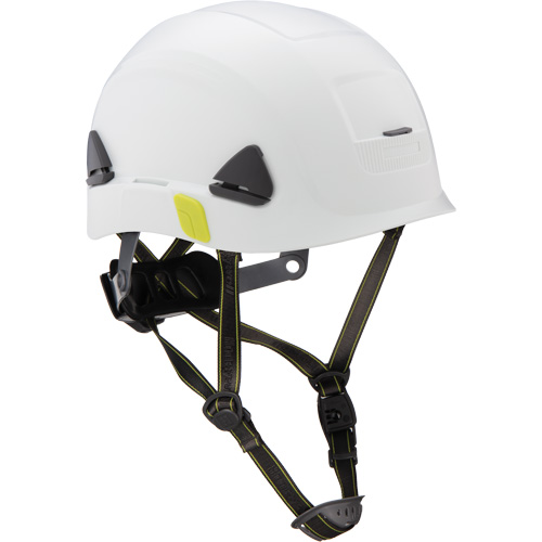 Fibre Metal Climbing Style Safety Helmet, Meets CSA Type 2, Ratchet Suspension, Non-Vented Planification Entrepots Molloy