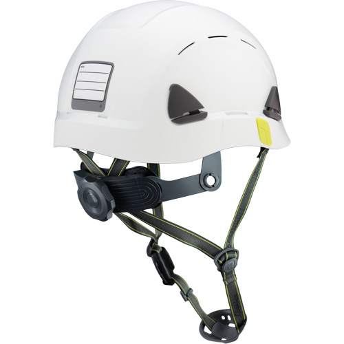 Fibre Metal Climbing Style Safety Helmet, Meets CSA Type 2, Ratchet Suspension, Vented Planification Entrepots Molloy