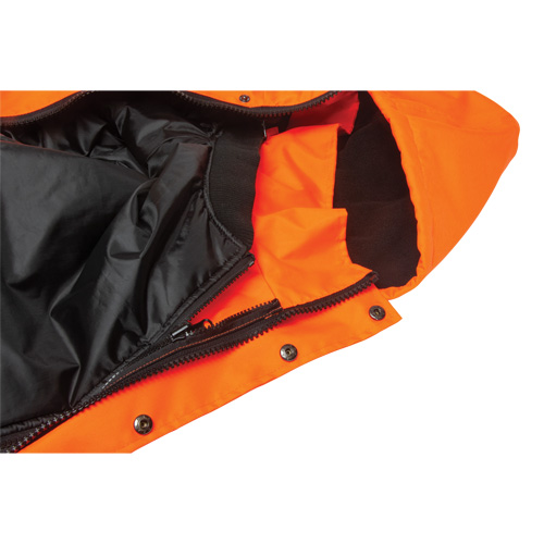 Waterproof 7-in-1 Winter Parka, High Visibility Orange, Medium Planification Entrepots Molloy