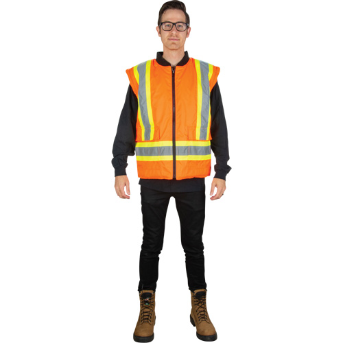 Waterproof 7-in-1 Winter Parka, High Visibility Orange, Medium Planification Entrepots Molloy