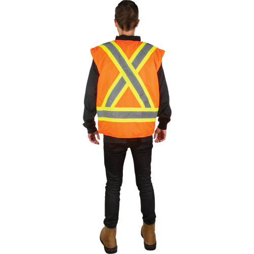 Waterproof 7-in-1 Winter Parka, High Visibility Orange, Medium Planification Entrepots Molloy