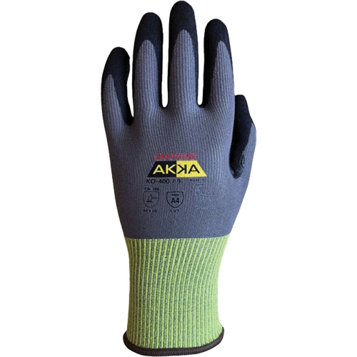 Gants r&eacute;sistants &agrave; la coupe interm&eacute;diaires KO-400, Taille 10, Calibre 15, Rev&ecirc;tement Nitrile, Enveloppe en Nylon/PEHP/Spandex/Graph&egrave;ne, ASTM ANSI niveau A4/EN 388 niveau D Planification Entrepots Molloy