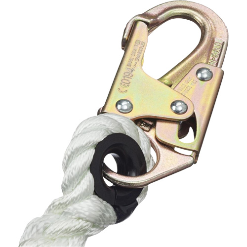 LAN-1222-4 5/8" Restraint Rope Lanyard, 1 Legs, 4', CSA Class A Planification Entrepots Molloy