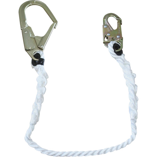 LAN-1242-4 5/8" Restraint Rope Lanyard, 1 Legs, 4', CSA Class A Planification Entrepots Molloy