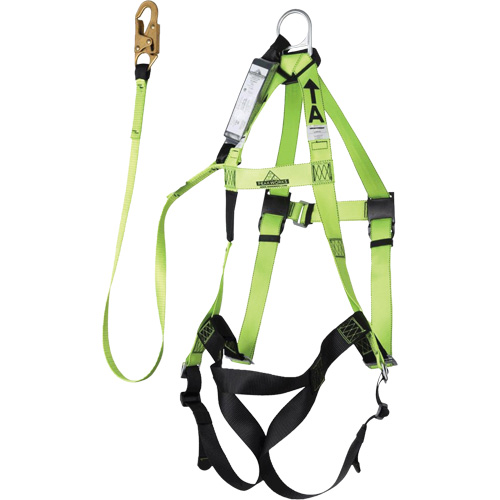 FBH-10000A6440-4 4' Class A Harness & Lanyard with 350 lbs. Capacity, Harness/Lanyard Combo Planification Entrepots Molloy