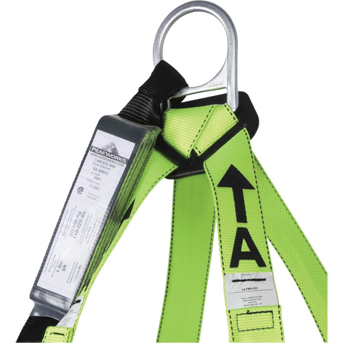 FBH-10000A6440-4 4' Class A Harness & Lanyard with 350 lbs. Capacity, Harness/Lanyard Combo Planification Entrepots Molloy