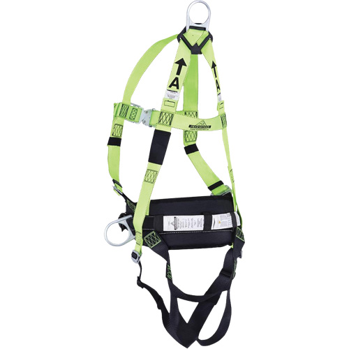 FBH10000L1020-S  Contractor Series Safety Harness with Positioning Belt, CSA Certified, Class ALP, Small Planification Entrepots Molloy
