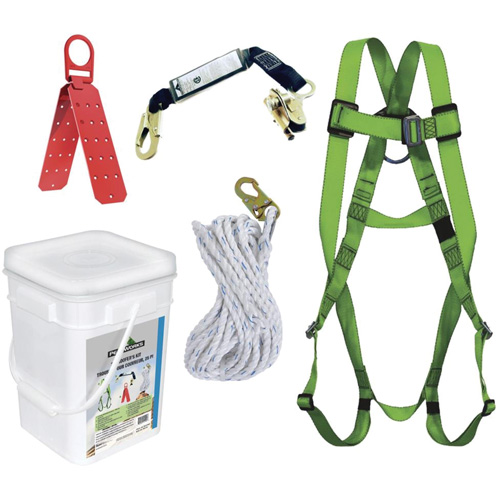 RK4-25 Compliance Roofer's Kit with Reusable Bracket, Roofer's Kit Planification Entrepots Molloy