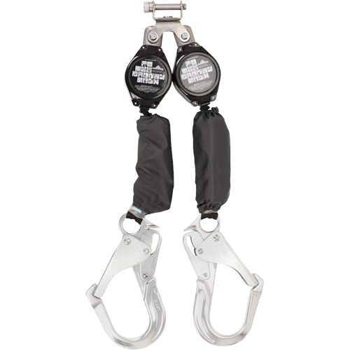 SRL-70602-6LE Self-Retracting Lifeline with Pack, 6', Dyneema&reg;, Swivel Planification Entrepots Molloy