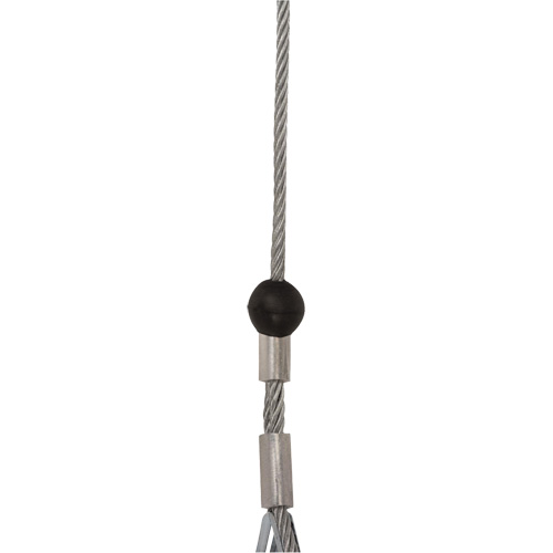 SRL-73302-40LE Self-Retracting Lifeline, 40', Galvanized Steel, Swivel Planification Entrepots Molloy