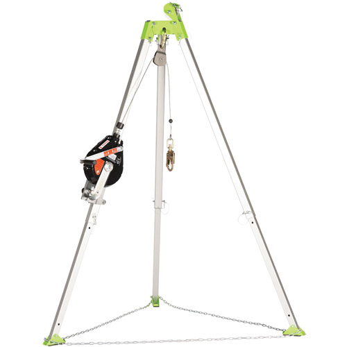 SRL-73303-60 Cable Self-Retracting Lifeline with Recovery, 60', Galvanized Steel, Swivel Planification Entrepots Molloy