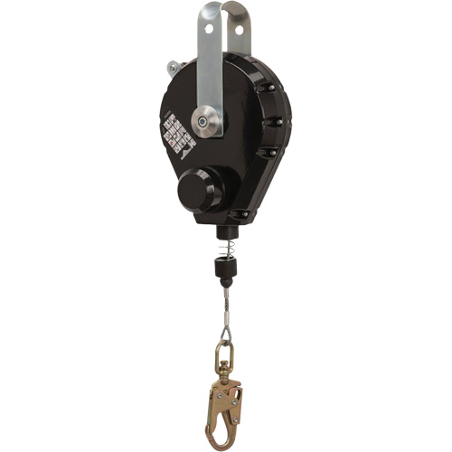 SRL-73303-60 Cable Self-Retracting Lifeline with Recovery, 60', Galvanized Steel, Swivel Planification Entrepots Molloy