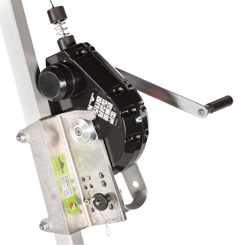 SRL-73303-60 Cable Self-Retracting Lifeline with Recovery, 60', Galvanized Steel, Swivel Planification Entrepots Molloy