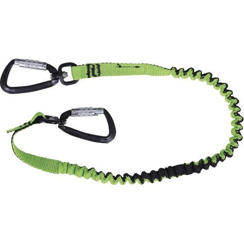 TT-9903 Slim Line Tool Lanyard, Bungee, Dual Carabiner Planification Entrepots Molloy