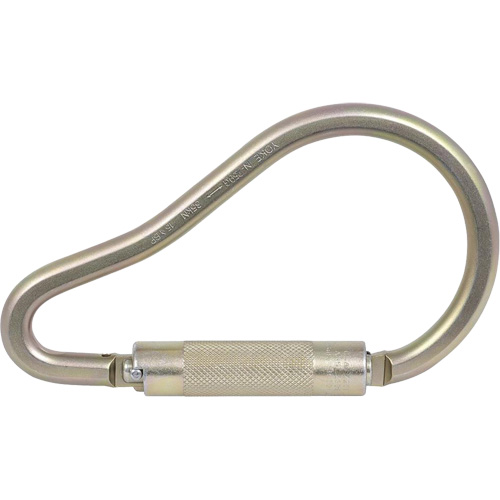 CP-04011-1 Zinc Plated Carabiner with 2" Gate Opening, Steel Planification Entrepots Molloy