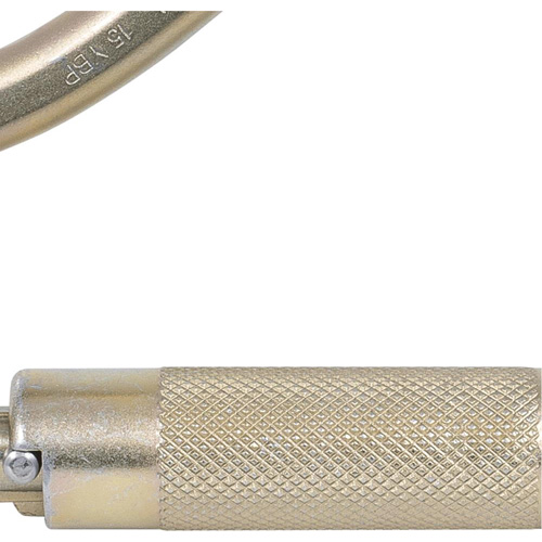 CP-04011-1 Zinc Plated Carabiner with 2" Gate Opening, Steel Planification Entrepots Molloy