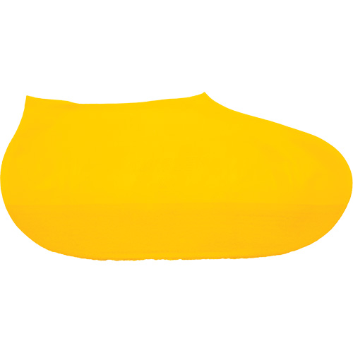 Boot Saver&reg; Disposable Shoe Cover, Medium, Rubber Latex, Yellow Planification Entrepots Molloy
