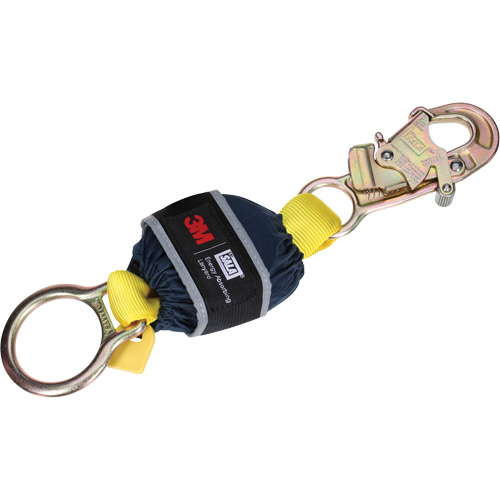 Shock Absorber, 1.3', D-Ring Center, Snap Hook Leg Ends Planification Entrepots Molloy