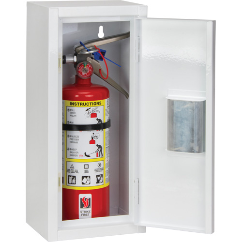 Indoor Fire Extinguisher Cabinet, 8" W x 18" H x 6" D Planification Entrepots Molloy