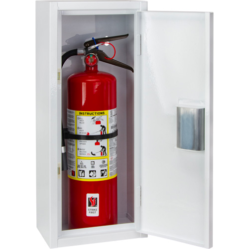 Indoor Fire Extinguisher Cabinet, 10" W x 24" H x 7" D Planification Entrepots Molloy