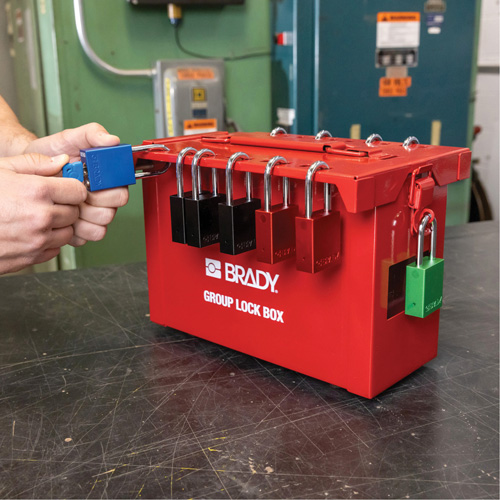 Velocity Plus Safety Lockout Padlock, Orange, Keyed Alike, Aluminum, 1-1/2" Width Planification Entrepots Molloy