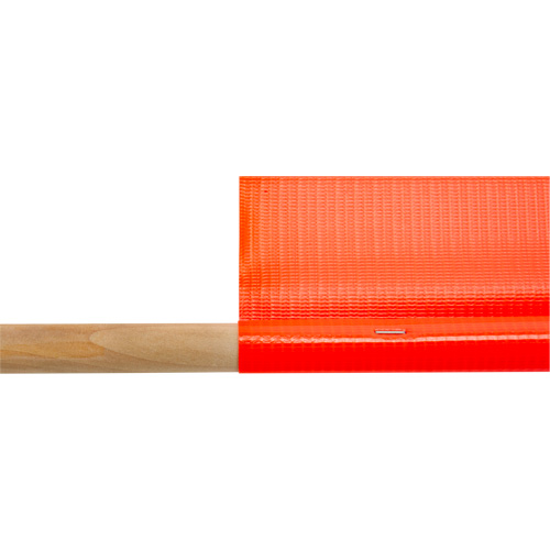 Traffic Safety Flag, Mesh, With Handle Planification Entrepots Molloy