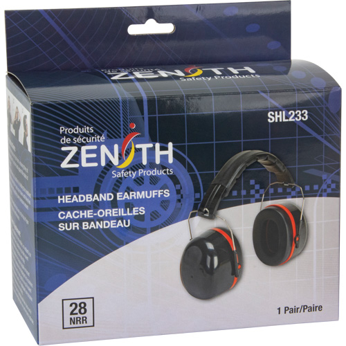 Passive Ear Muffs, Headband, 28 NRR dB Planification Entrepots Molloy
