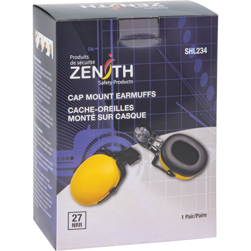 Passive Ear Muffs, Cap Mount, 27 NRR dB Planification Entrepots Molloy