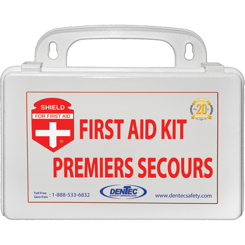 Shield First Aid Kit, Meets/Exceeds CSA Z1220-24 Type 1 Personal, Personal (1 Worker) Planification Entrepots Molloy