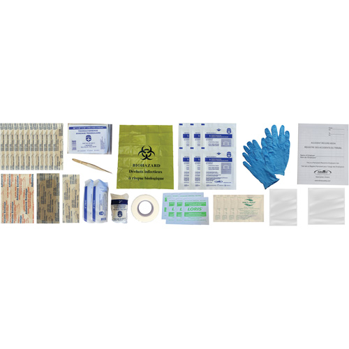 Trousse de premiers soins Shield, Colombie-Britannique/R&eacute;pond &agrave; la norme CSA Z1220-17 type 1 individuelle, Personnel (1 travailleur) Planification Entrepots Molloy