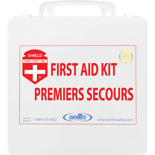 Shield First Aid Kit, Meets/Exceeds CSA Z1220-24 Type 3 High-Risk Environment, Small (2-25 Workers) Planification Entrepots Molloy