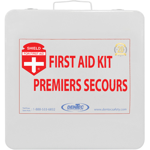 Shield First Aid Kit, Meets/Exceeds CSA Z1220-24 Type 2 Low-Risk Environment, Medium (26-50 Workers) Planification Entrepots Molloy