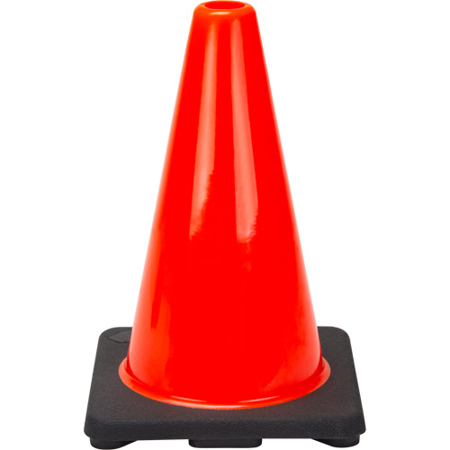 Premium Traffic Cone, 12", Orange Planification Entrepots Molloy