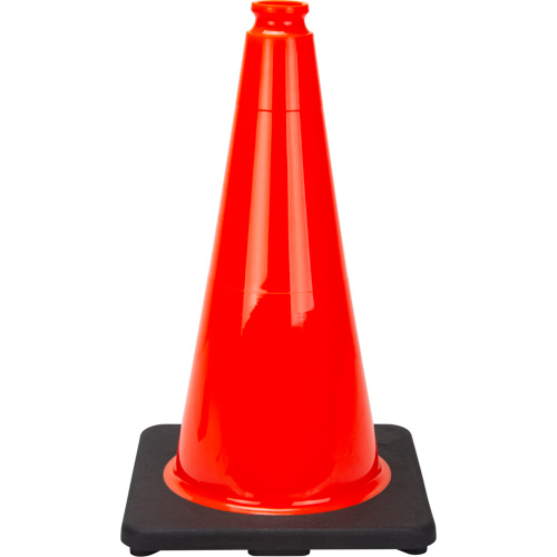 Premium Traffic Cone, 18", Orange Planification Entrepots Molloy