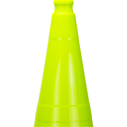 Premium Traffic Cone, 28", Lime Green Planification Entrepots Molloy