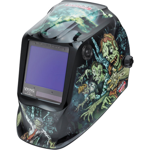 VIKING 3350 Zombie Welding Helmet, 3.74" L x 3.34" W View Area, 5 - 13 Shade Range Planification Entrepots Molloy