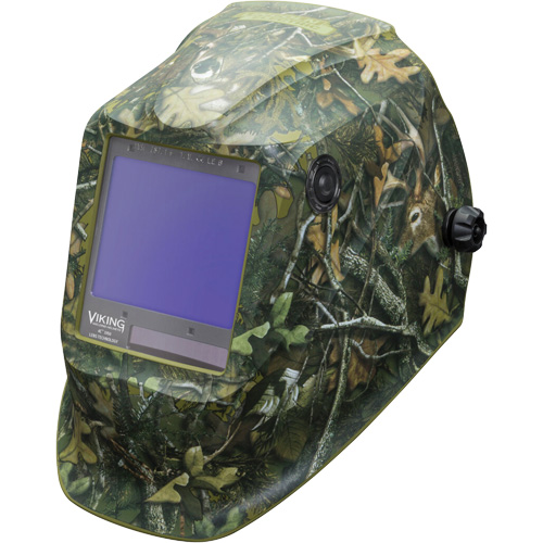 VIKING 3350 White Tail Camo Welding Helmet, 3.74" L x 3.34" W View Area, 5 - 13 Shade Range Planification Entrepots Molloy