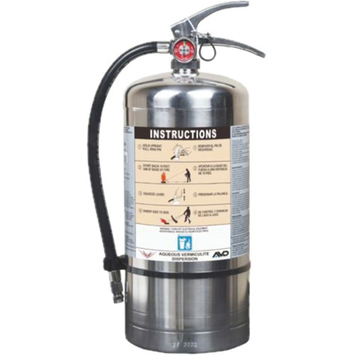 Fire Extinguisher for Lithium-ion Battery Fire Protection, AVD, 6 L Capacity Planification Entrepots Molloy