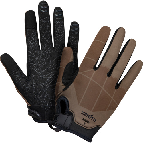 Flexible Utility Gloves, Synthetic Palm, Size Medium Planification Entrepots Molloy