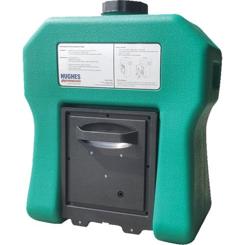 Poste de douche oculaire portable autonome, Aliment&eacute; par gravit&eacute;, Capacit&eacute; 16 gal., Conformit&eacute; ANSI Z358.1 Planification Entrepots Molloy