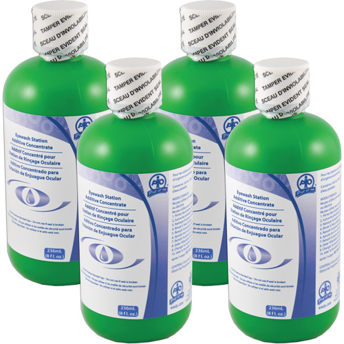 Additive to Preserve Water in Self-Contained Emergency Eye Wash Stations, Canada, 4 Pack, 8 oz. Planification Entrepots Molloy