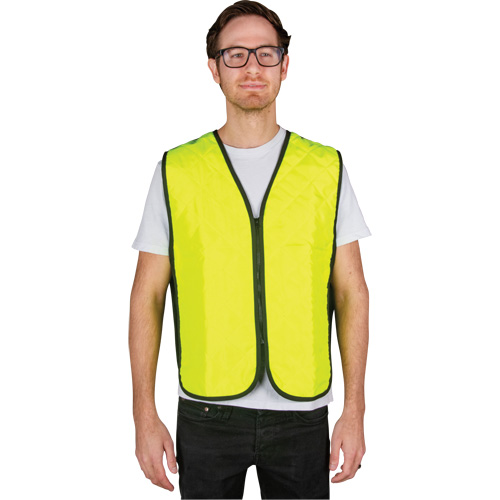 Evaporative Cooling Vest, Medium, High Visibility Lime-Yellow Planification Entrepots Molloy