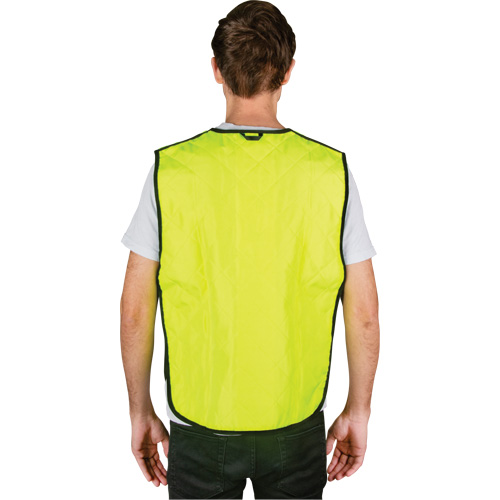 Evaporative Cooling Vest, Medium, High Visibility Lime-Yellow Planification Entrepots Molloy