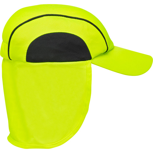 Cooling Hat with Neck Shade, Hi-Vis Lime Planification Entrepots Molloy