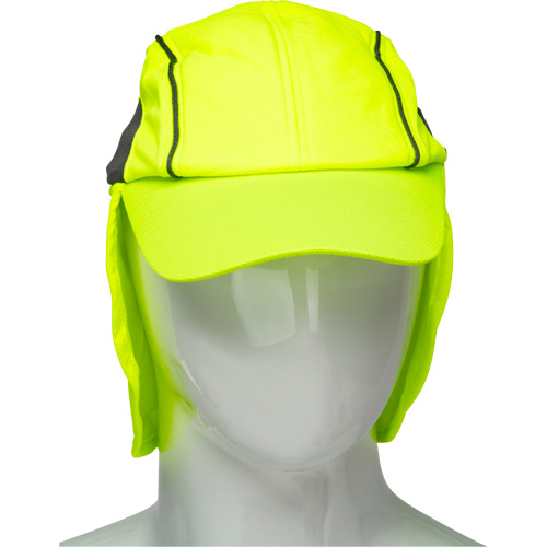 Cooling Hat with Neck Shade, Hi-Vis Lime Planification Entrepots Molloy
