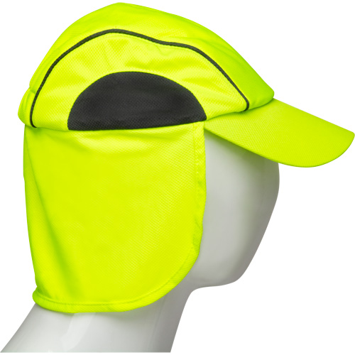 Cooling Hat with Neck Shade, Hi-Vis Lime Planification Entrepots Molloy
