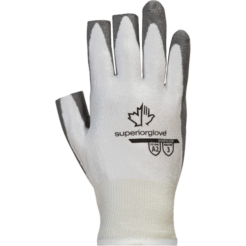 Superior Touch&reg; SSXPU3OF Open-Finger Gloves, Size 6, 13 Gauge, Polyurethane Coated, Dyneema&reg; Shell, ASTM ANSI Level A2 Planification Entrepots Molloy