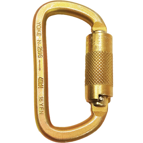 Carabiner Connector with 1/2" Gate Opening Planification Entrepots Molloy